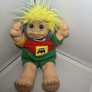 Vintage Russ Berrie Troll Kidz Buster Boy 12" Doll